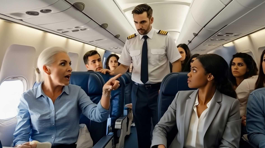 Mom Demands Passenger Give Up Seat — Pilot’s Response Stuns the Cabin